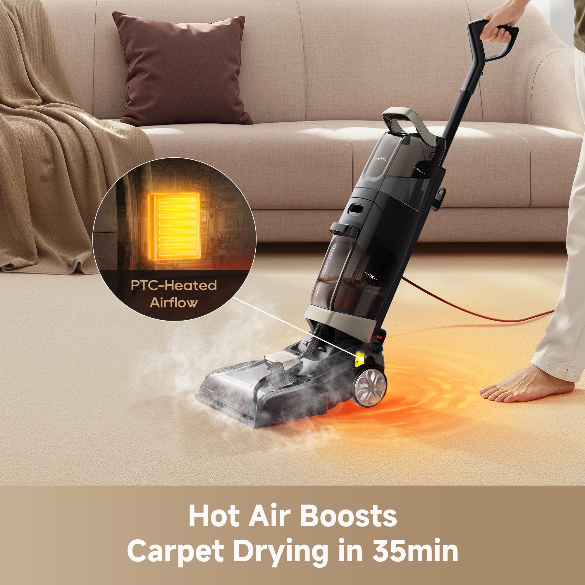 Dreame CU20 Pro Steam Carpet Cleaner