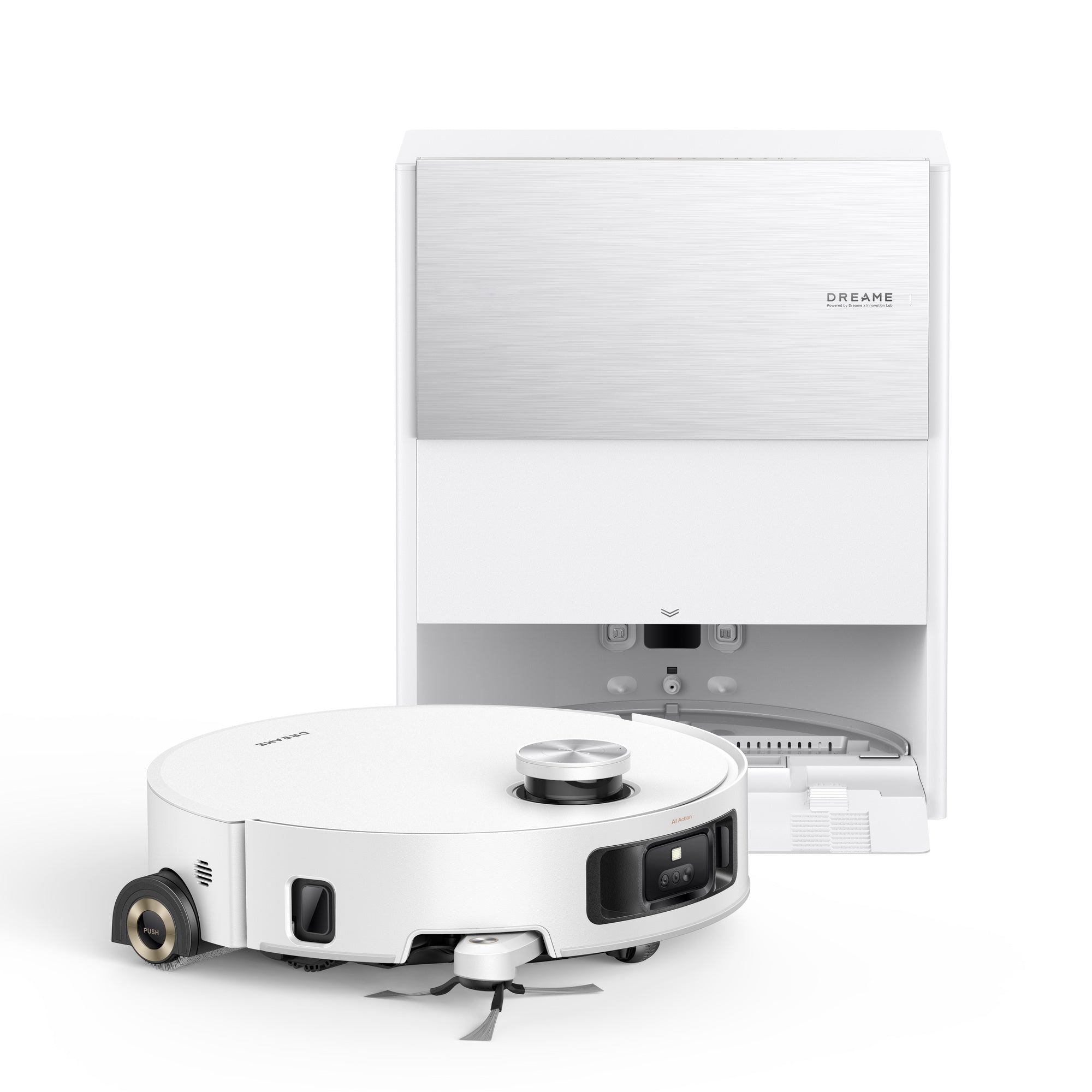 Dreame Aqua10 Roller Robot Vacuum Cleaner and Mop with Self-Cleaning and Auto-Empty
